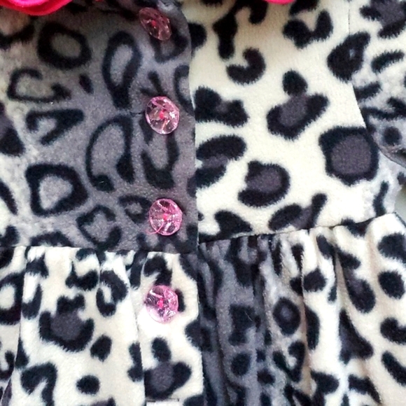 Mack & CO. Girl's Snow Leopard Coat Size 4T - Picture 4 of 11